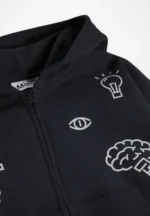 MOLO MARLEY BLACK SWEATSHIRT ΖΑΚΕΤΑ ΜΕ ΚΟΥΚΟΥΛΑ - Image 3