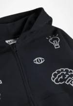 MOLO MARLEY BLACK SWEATSHIRT ΖΑΚΕΤΑ ΜΕ ΚΟΥΚΟΥΛΑ - Image 3