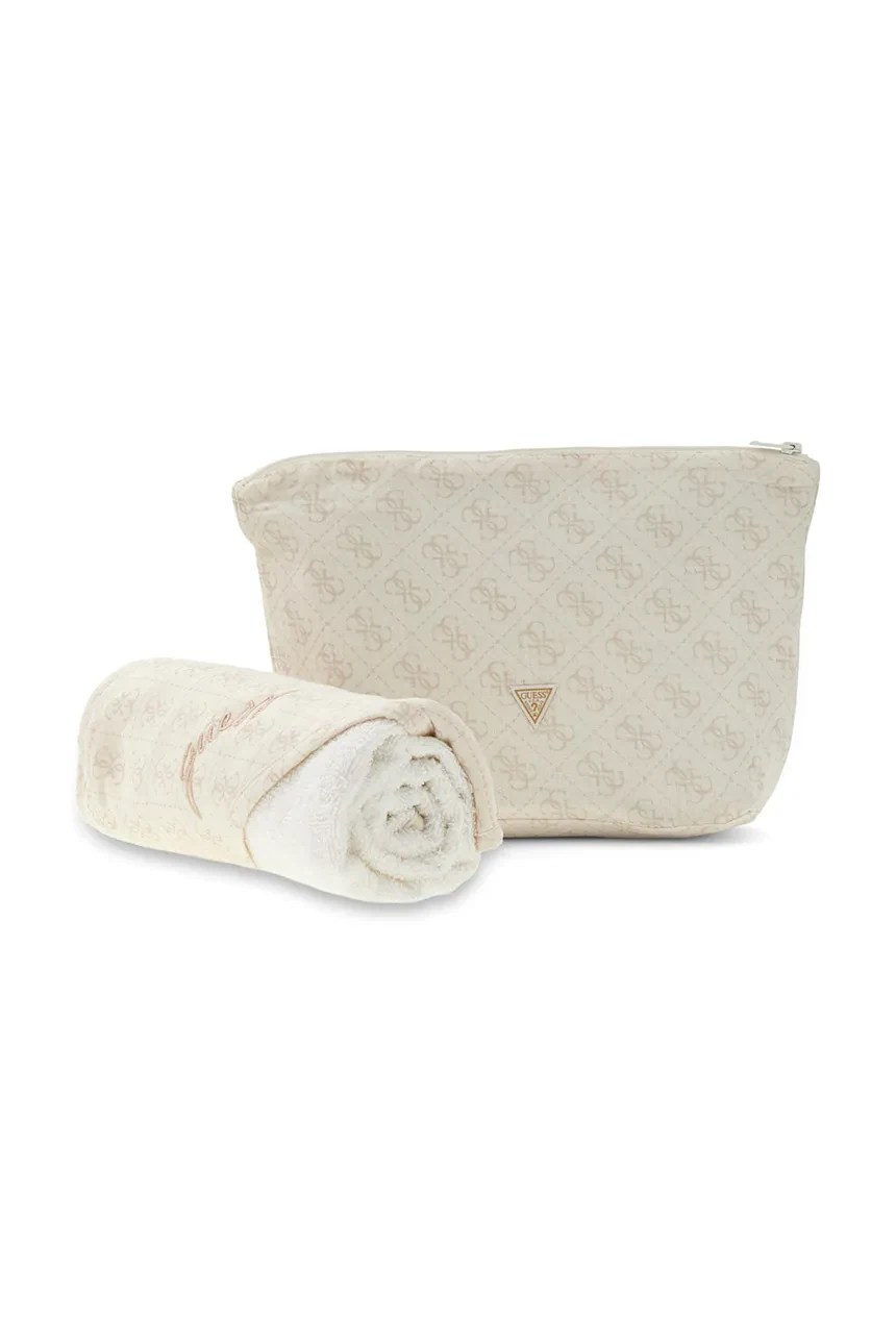 AW26-AKKZZS-01X_F1 GUESS BABY TOWEL ΠΕΤΣΕΤΑ ΜΠΟΥΡΝΟΥΖΙ - Image 1