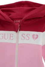 GUESS BABY SET PINK ΚΟΡΜΑΚΙ, ΠΑΝΤΕΛΟΝΙ & ΖΑΚΕΤΑ - Image 4