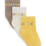 GUESS BABY SET 3PCS NEWBORN SOCKS