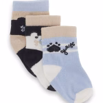 GUESS BABY SET 3PCS NEWBORN SOCKS