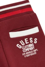 GUESS FLEECE REGULAR RED ΠΑΝΤΕΛΟΝΙ - Image 3