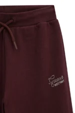 GUESS ACTIVE FRENCH TERRY PALAZZO RED ΠΑΝΤΕΛΟΝΙ - Image 3