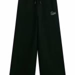 GUESS ACTIVE FRENCH TERRY PALAZZO BLACK ΠΑΝΤΕΛΟΝΙ