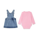 GUESS BABY SET DENIM ΚΟΡΜΑΚΙ & ΣΑΛΟΠΕΤΑ ΦΟΥΣΤΑ - Image 2