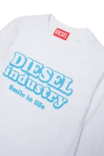 DIESEL LONG SLEEVE WHITE INDUSTRY PRINT ΜΠΛΟΥΖΑ - Image 3