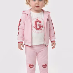 GUESS BABY SET PINK ΖΑΚΕΤΑ & ΠΑΝΤΕΛΟΝΙ