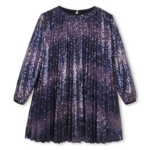 BILLIEBLUSH PLEATED DRESS NAVY ΦΟΡΕΜΑ
