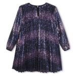 BILLIEBLUSH PLEATED DRESS NAVY ΦΟΡΕΜΑ - Image 2