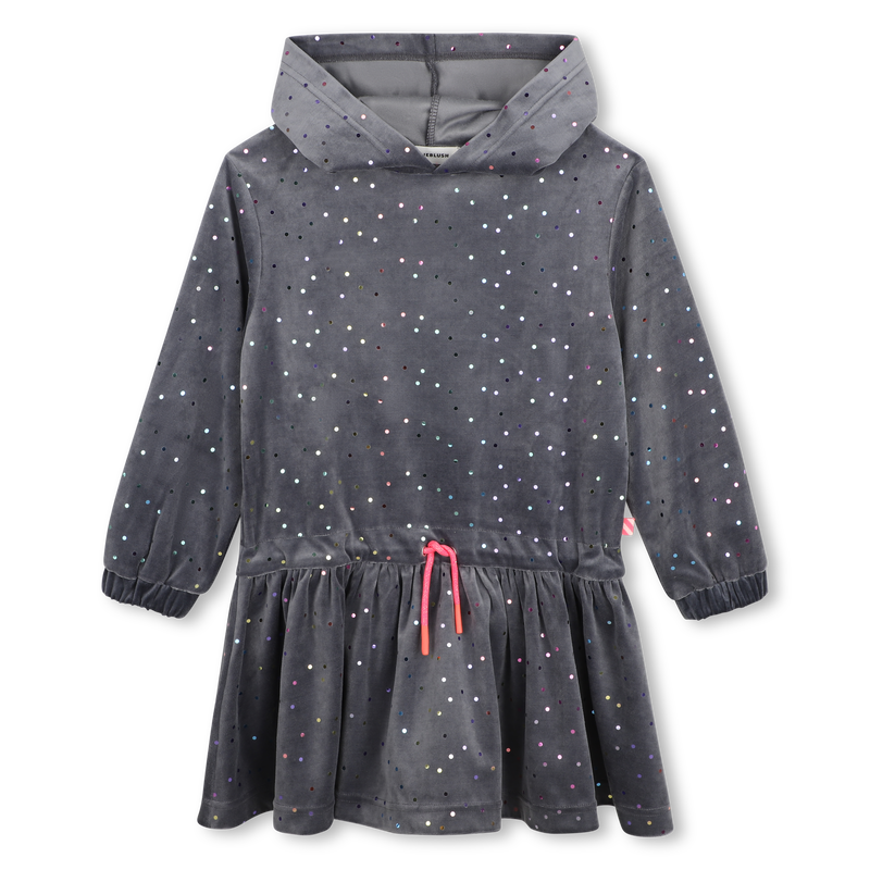 BILLIEBLUSH VELVET DRESS CHARCOAL ΦΟΡΕΜΑ