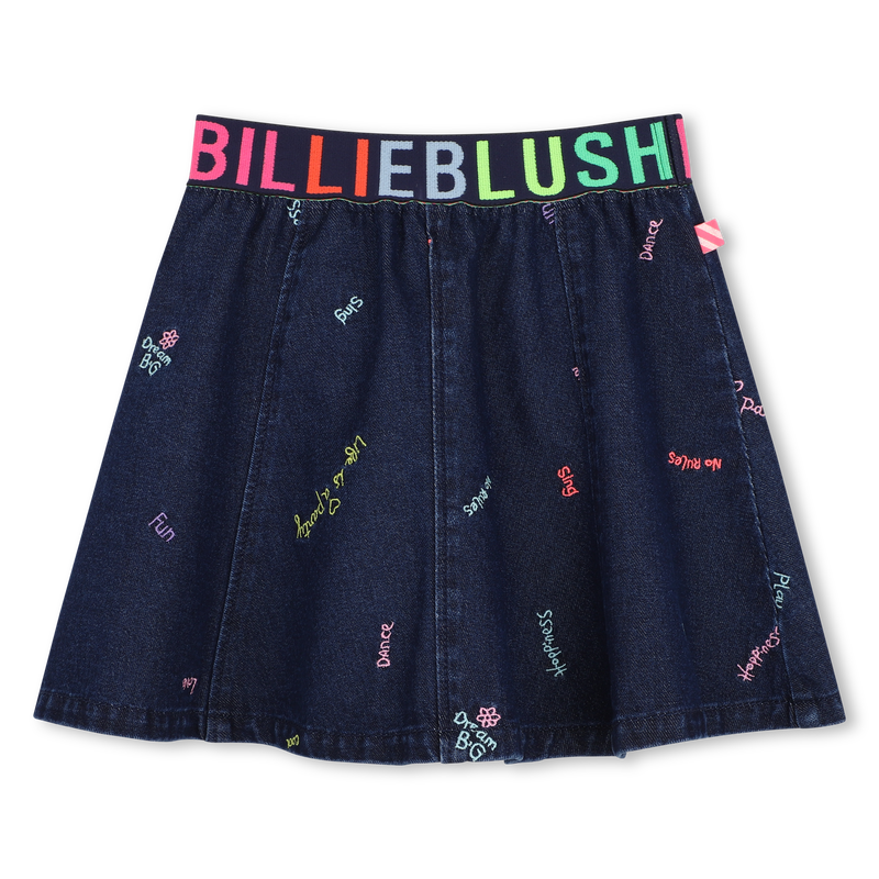 U22361_Z10_001 BILLIEBLUSH DENIM BLUE SKIRT ΦΟΥΣΤΑ - Image 1