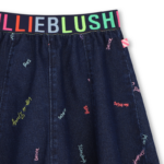BILLIEBLUSH DENIM BLUE SKIRT ΦΟΥΣΤΑ - Image 3