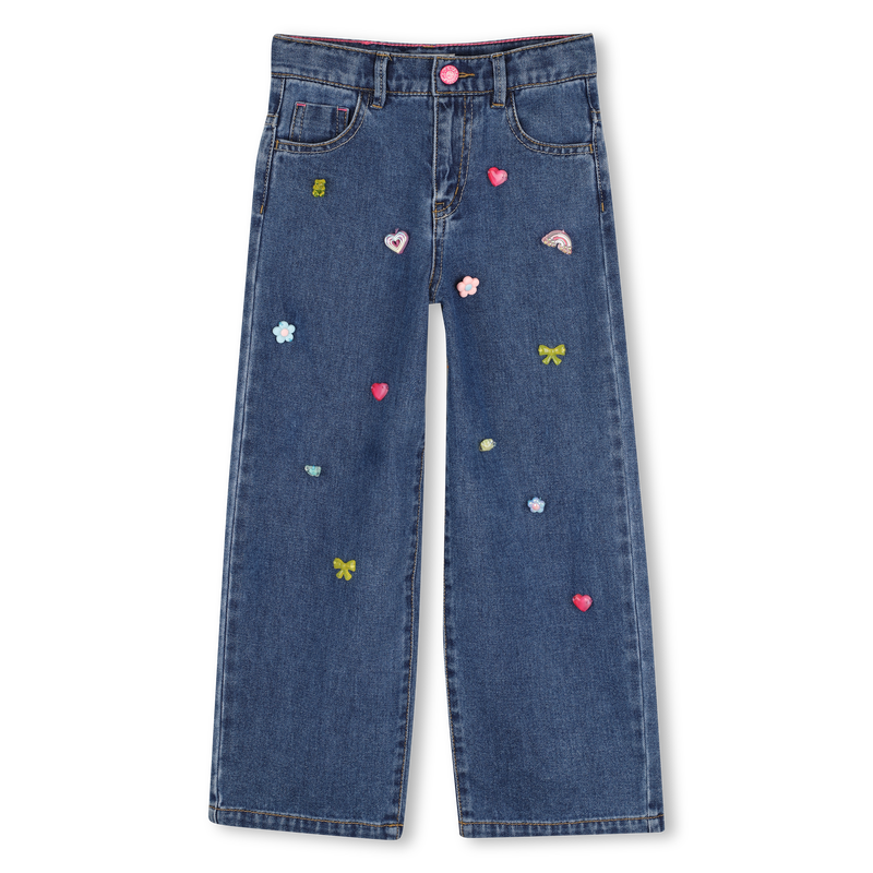 BILLIEBLUSH DENIM TROUSERS STONE ΠΑΝΤΕΛΟΝΙ