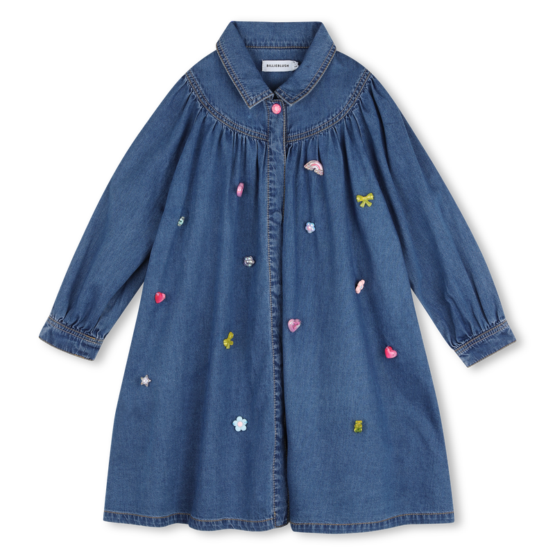 U22465_Z22_001 BILLIEBLUSH DENIM DRESS STONE ΦΟΡΕΜΑ - Image 1