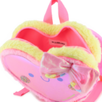 BILLIEBLUSH SMALL PINK HEART BACKPACK ΣΑΚΙΔΙΟ ΠΛΑΤΗΣ - Image 4