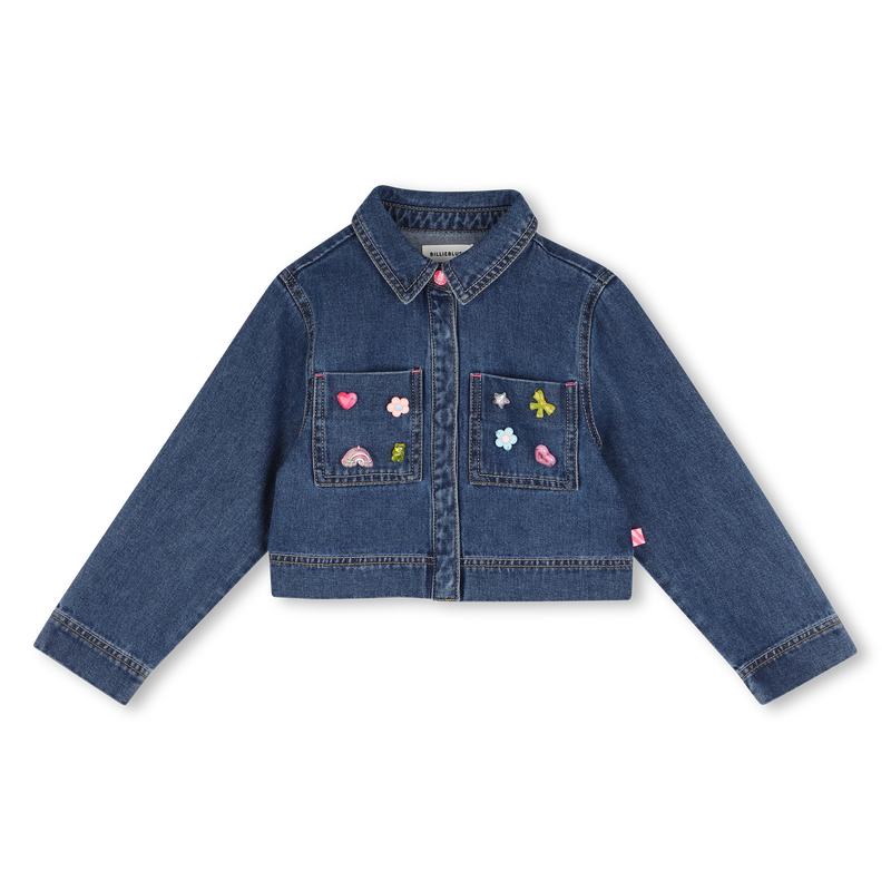 BILLIEBLUSH DENIM SHIRT STONE ΠΟΥΚΑΜΙΣΟ