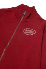 DIESEL SWEATSHIRT RED SCIRCLEZIP OVER ΖΑΚΕΤΑ - Image 3