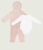 GUESS BABY SET PINK ΠΑΝΤΕΛΟΝΙ, ΖΑΚΈΤΑ & ΚΟΡΜΑΚΙ - Image 2