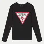GUESS LONG T-SHIRT BLACK ΜΠΛΟΥΖΑ