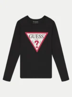 GUESS LONG T-SHIRT BLACK ΜΠΛΟΥΖΑ