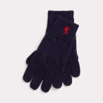 POLO RALPH LAUREN GLOVES NAVY ΓΑΝΤΙΑ