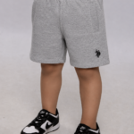 U.S POLO GREY SHORTS ΒΕΡΜΟΥΔΑ