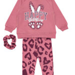 SPRINT SET HAPPY BUNNY PINK ΦΟΥΤΕΡ ΜΠΛΟΥΖΑ & ΚΟΛΑΝ