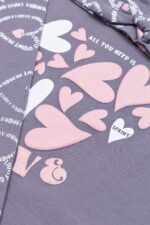 SPRINT SET GREY ALL YOU NEED IS LOVE ΛΕΠΤΟ ΦΟΥΤΕΡ ΚΟΛΑΝ - Image 3