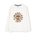 TIMBERLAND LONG SLEEVE T-SHIRT WHITE 1973 ΜΠΛΟΥΖΑ