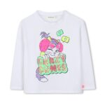 BILLIEBLUSH LONG SLEEVE T-SHIRT CAT PRINT ΜΠΛΟΥΖΑ
