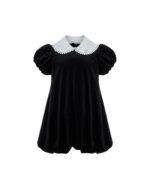 LAPIN HOUSE BLACK DRESS ΦΟΡΕΜΑ ΒΕΛΟΥΔΙΝΟ
