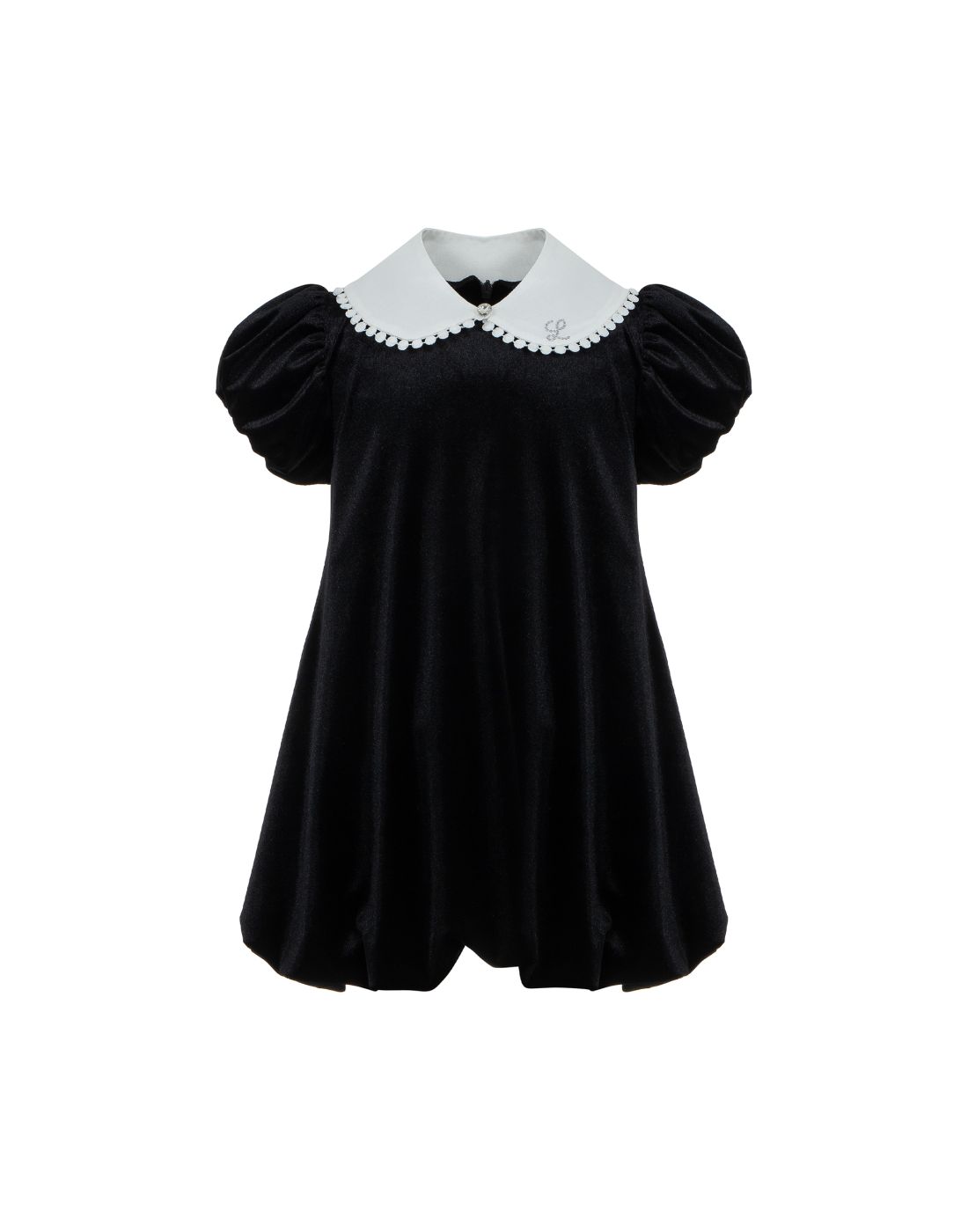 262E3238990_1_1782128856 LAPIN HOUSE BLACK DRESS ΦΟΡΕΜΑ ΒΕΛΟΥΔΙΝΟ - Image 1