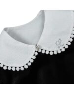 LAPIN HOUSE BLACK DRESS ΦΟΡΕΜΑ ΒΕΛΟΥΔΙΝΟ - Image 3