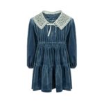 LAPIN HOUSE BLUE DRESS ΦΟΡΕΜΑ ΒΕΛΟΥΔΙΝΟ