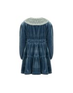 LAPIN HOUSE BLUE DRESS ΦΟΡΕΜΑ ΒΕΛΟΥΔΙΝΟ - Image 2