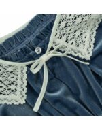 LAPIN HOUSE BLUE DRESS ΦΟΡΕΜΑ ΒΕΛΟΥΔΙΝΟ - Image 5