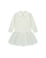 LAPIN HOUSE WHITE DRESS ΦΟΡΕΜΑ ΤΟΥΛΙΝΗ