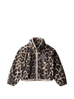 MOLO ULIANA LEOPARD FLEECE JACKET ΜΠΟΥΦΑΝ