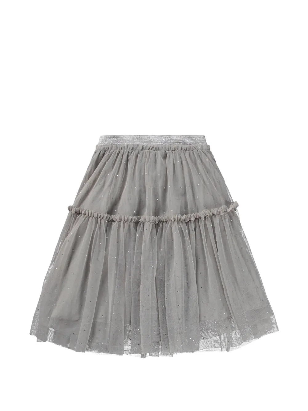 34073037_67570975_1000 MOLO BILLIE GREY CRYSTAL TUTU SKIRT ΦΟΥΣΤΑ - Image 1