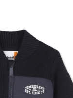 TIMBERLAND BABY NAVY KNITTED CARDIGAN ΖΑΚΕΤΑ - Image 3