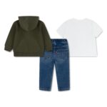 LEVI'S BABY SET OLIVE ΖΑΚΕΤΑ, ΠΑΝΤΕΛΟΝΙ & ΜΠΛΟΥΖΑ - Image 2