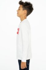 LEVI'S LONG BATWING TEE WHITE ΜΠΛΟΥΖΑ - Image 8