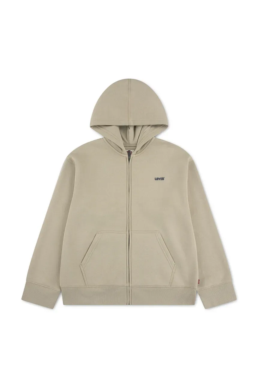 AW26-BLBZRF-80X_F1 LEVI'S ESSENTIAL HOODIE BEIGE ΖΑΚΕΤΑ ΜΕ ΚΟΥΚΟΥΛΑ - Image 1