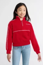 LEVI'S MEET AND GREET HALF ZIP RED ΜΠΛΟΥΖΑ - Image 4