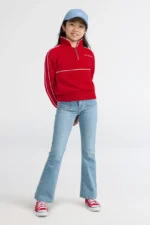 LEVI'S MEET AND GREET HALF ZIP RED ΜΠΛΟΥΖΑ - Image 5