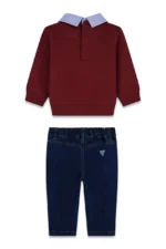GUESS BABY SET OXFORD ΦΟΥΤΕΡ & ΠΑΝΤΕΛΟΝΙ - Image 2