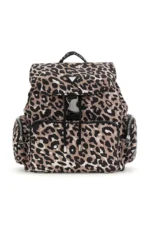 GUESS MINI BACKPACK ALLOVER LEOPARD ΣΑΚΙΔΙΟ ΠΛΑΤΗΣ