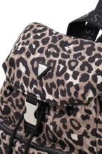 GUESS MINI BACKPACK ALLOVER LEOPARD ΣΑΚΙΔΙΟ ΠΛΑΤΗΣ - Image 3