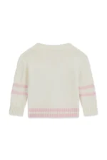 GUESS BABY CARDIGAN WHITE ΖΑΚΕΤΑ - Image 2